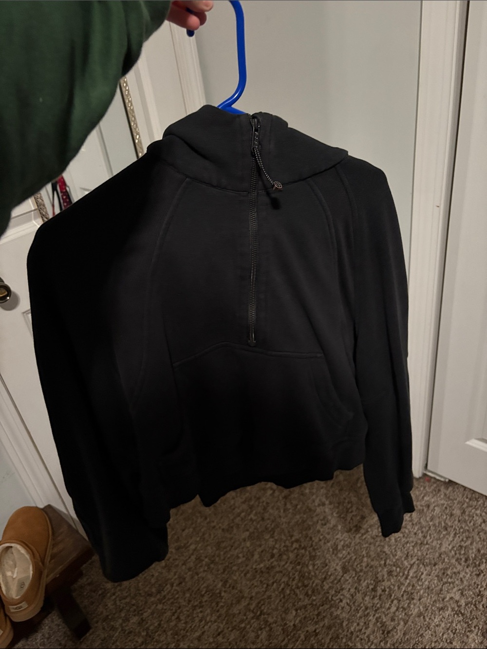 lululemon athletica Black Half-Zip Hoodie